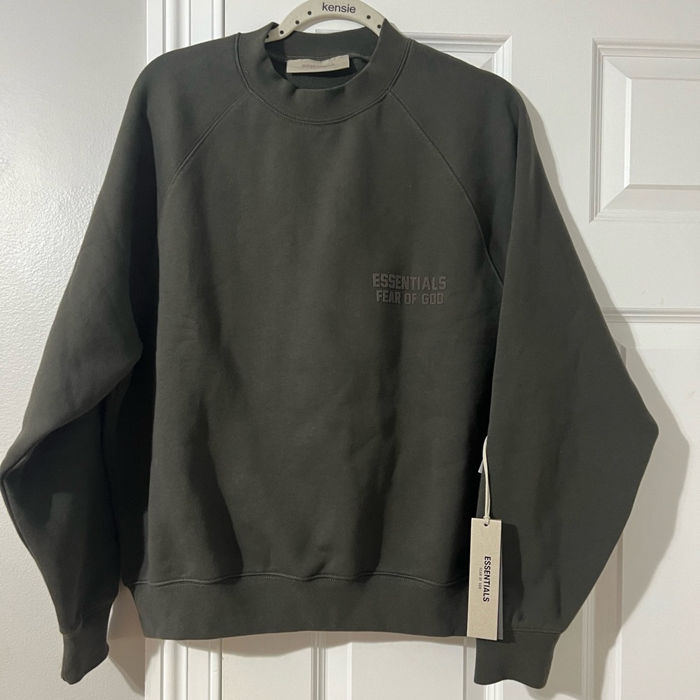 Essentials Fear of God Off Black Crew Neck